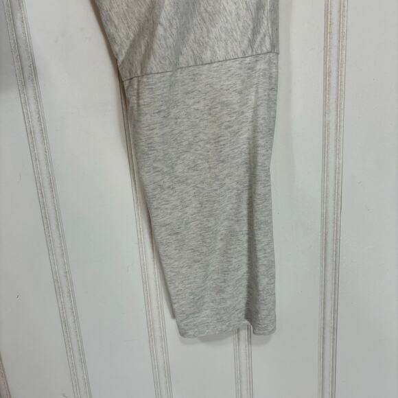 Musera Gray Crop Long Sleeve Shirt Casual SMALL Lounge Comfy - Picture 5 of 7